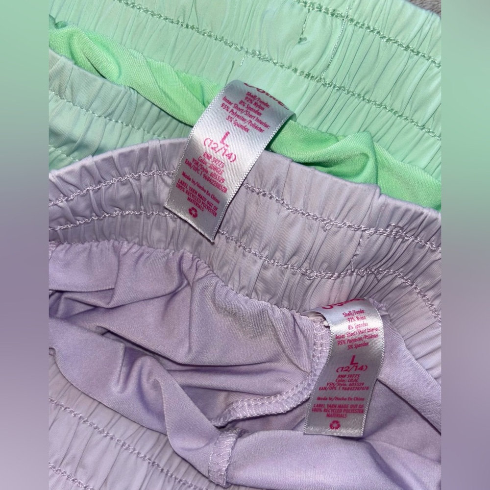 Justice - Mint and Lavender Skorts for Kids - BUNDLE OF 2 - Picture 2 of 2